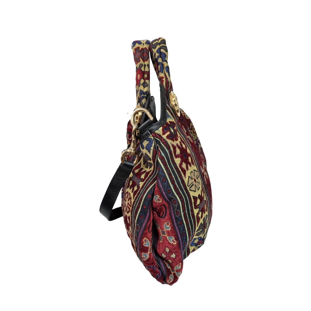 Gucci Two-Way Velvet Patterned Hysteria Tapestry Babushka Hobo - Picture 3 of 9